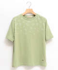 ステッチ風 プリント Tシャツ