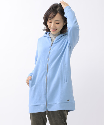 裏毛  チュニック パーカー【WEB・一部店舗限定】