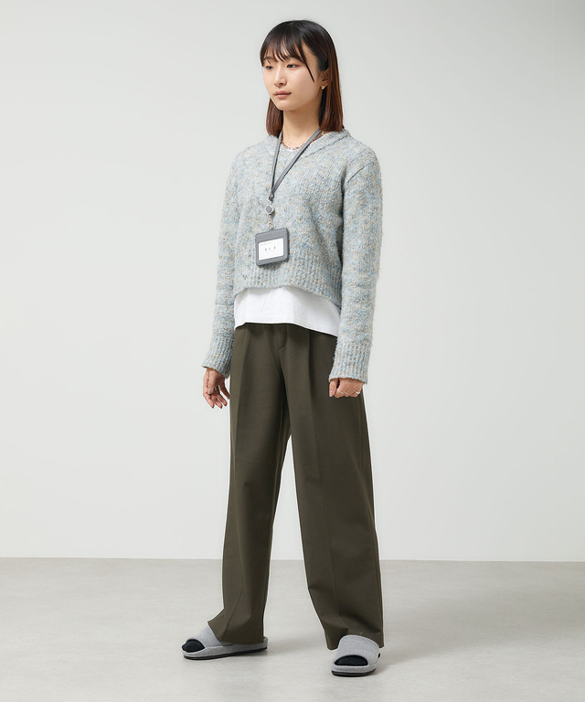 リブ ニット カーディガン【一部店舗限定】