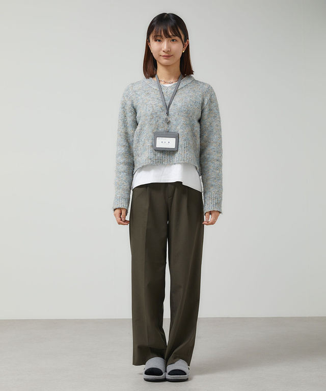 リブ ニット カーディガン【一部店舗限定】