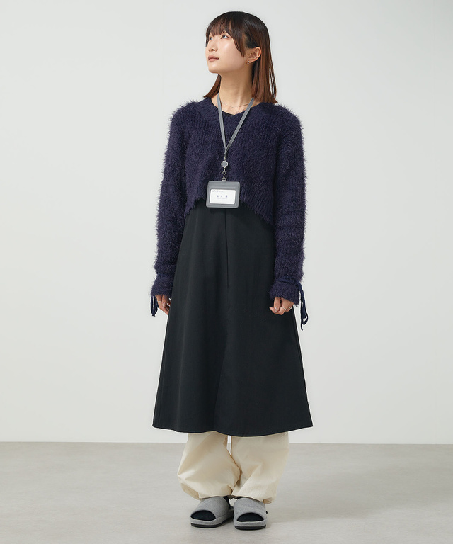 リブ ニット カーディガン【一部店舗限定】