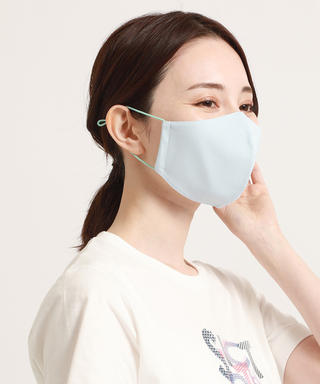 ロゴ入り立体型マスク【日本製】【手洗いOK】